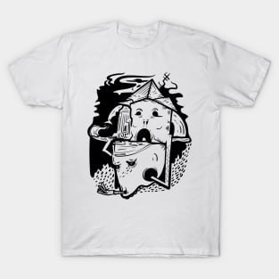 House of Rain black illustration T-Shirt